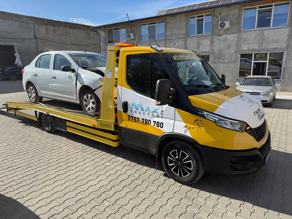 Iveco Daily MAX Tractări platformă modernă Bârlad